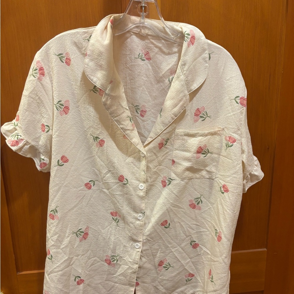 Floral Button-Up Shirt